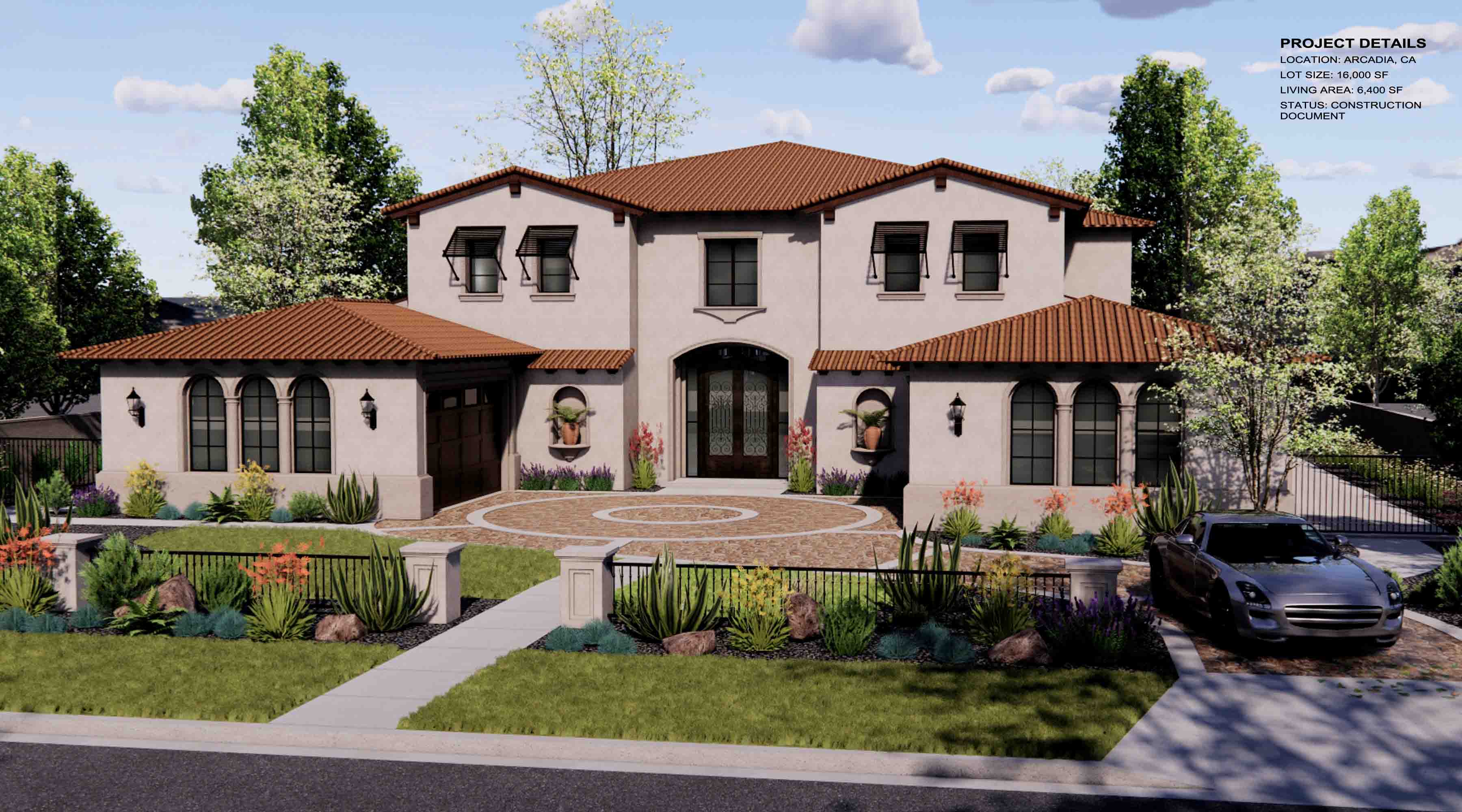 Custom Home Las Flores, Arcadia